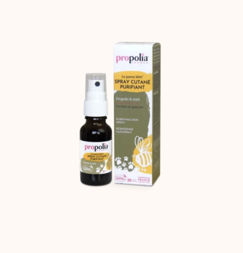 Spray cutané purifiant - Propolis, miel & romarin